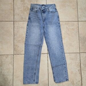 Fashion Nova Light Blue Denim Pants